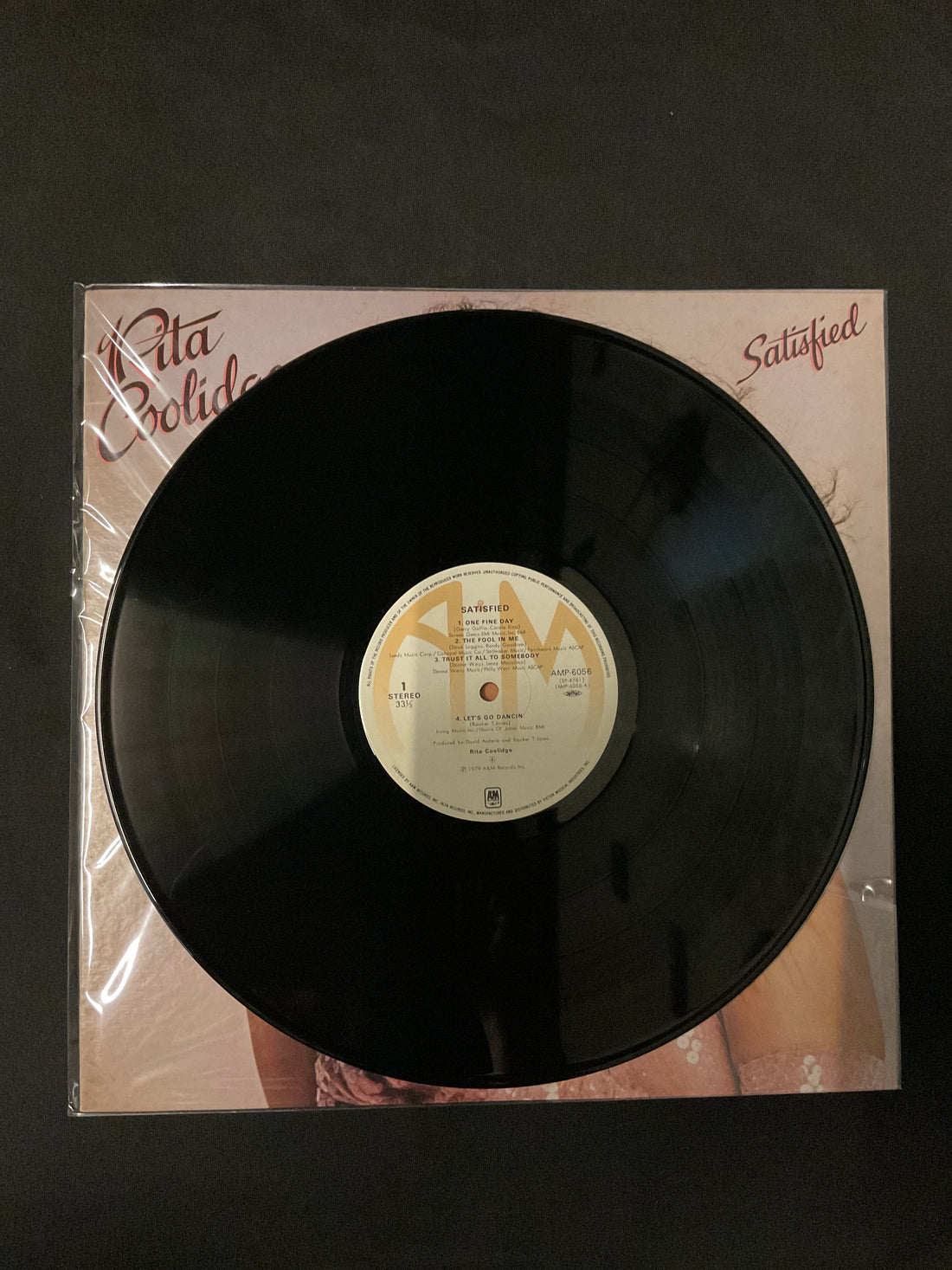 แผ่นเสียง Rita Coolidge - Satisfied Vinyl VG+