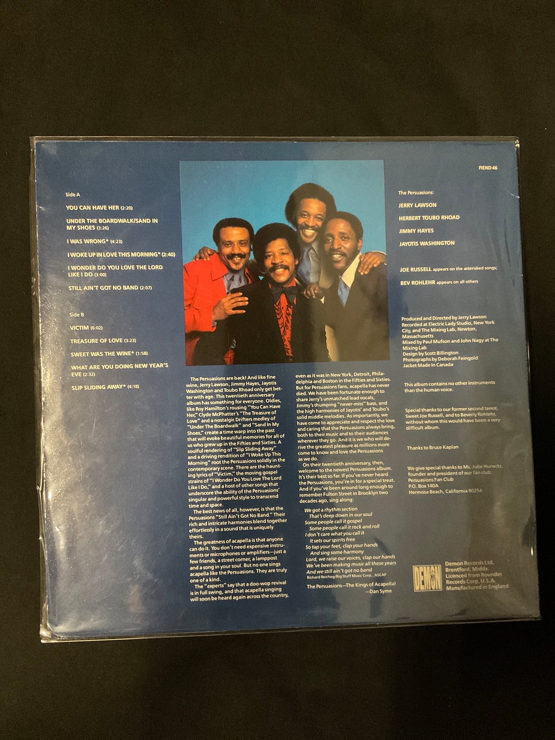 แผ่นเสียง The Persuasions - No Frills Vinyl VG+