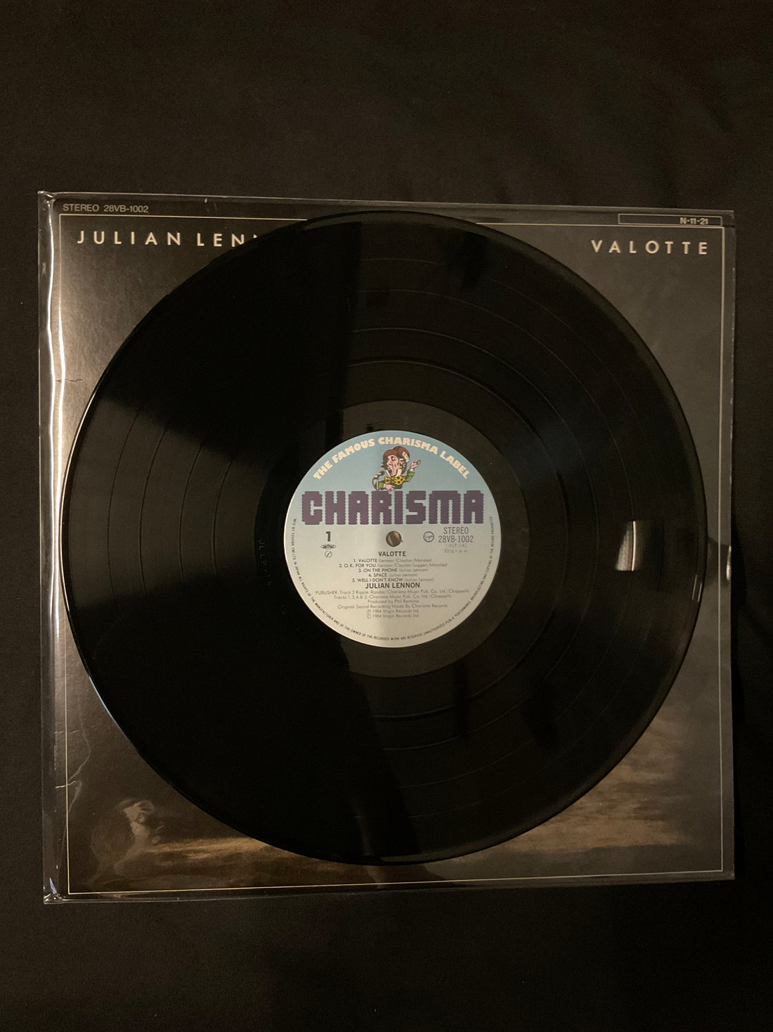 แผ่นเสียง Julian Lennon - Valotte Vinyl VG+
