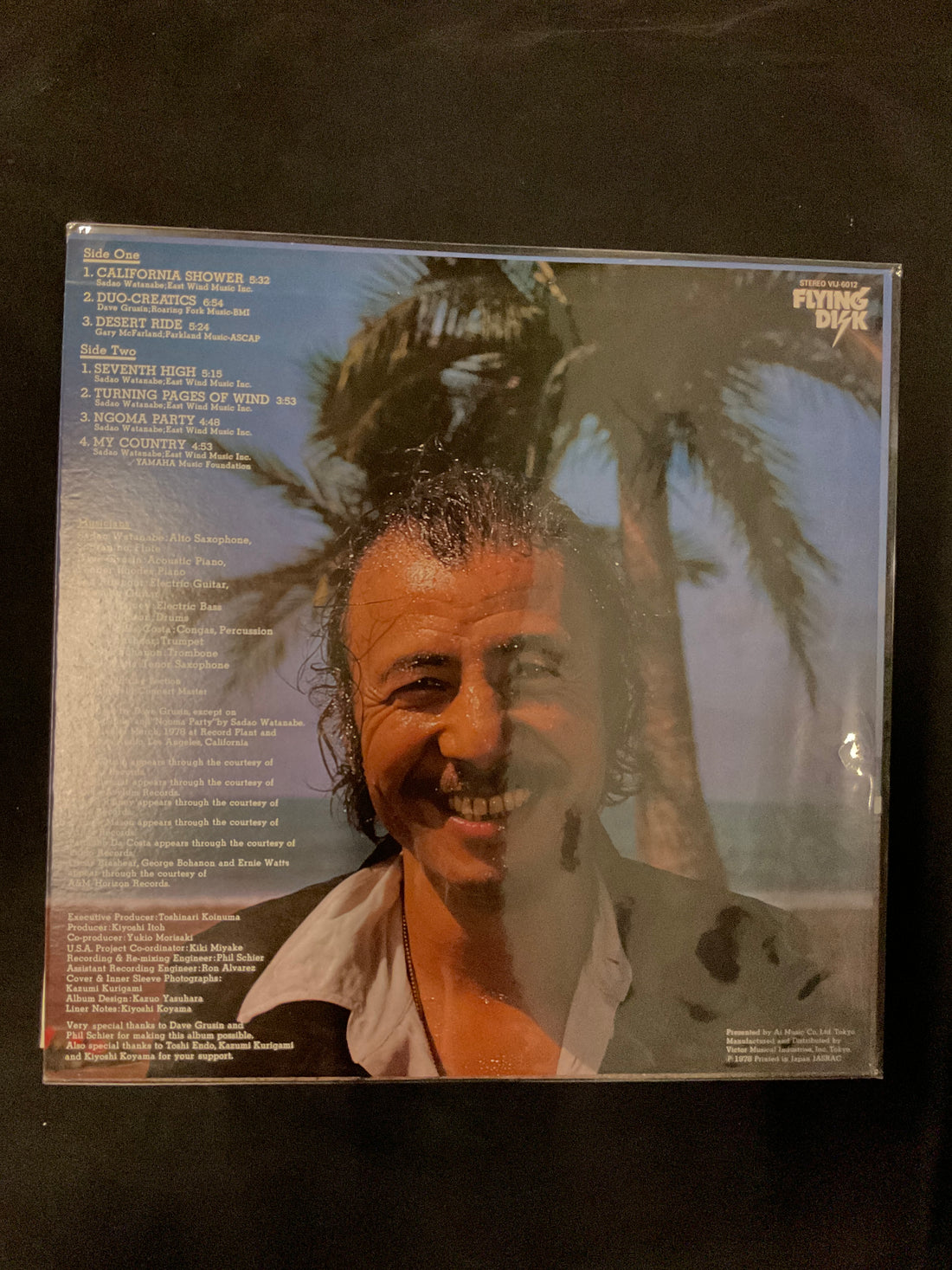 Sadao Watanabe - California Shower Vinyl VG+