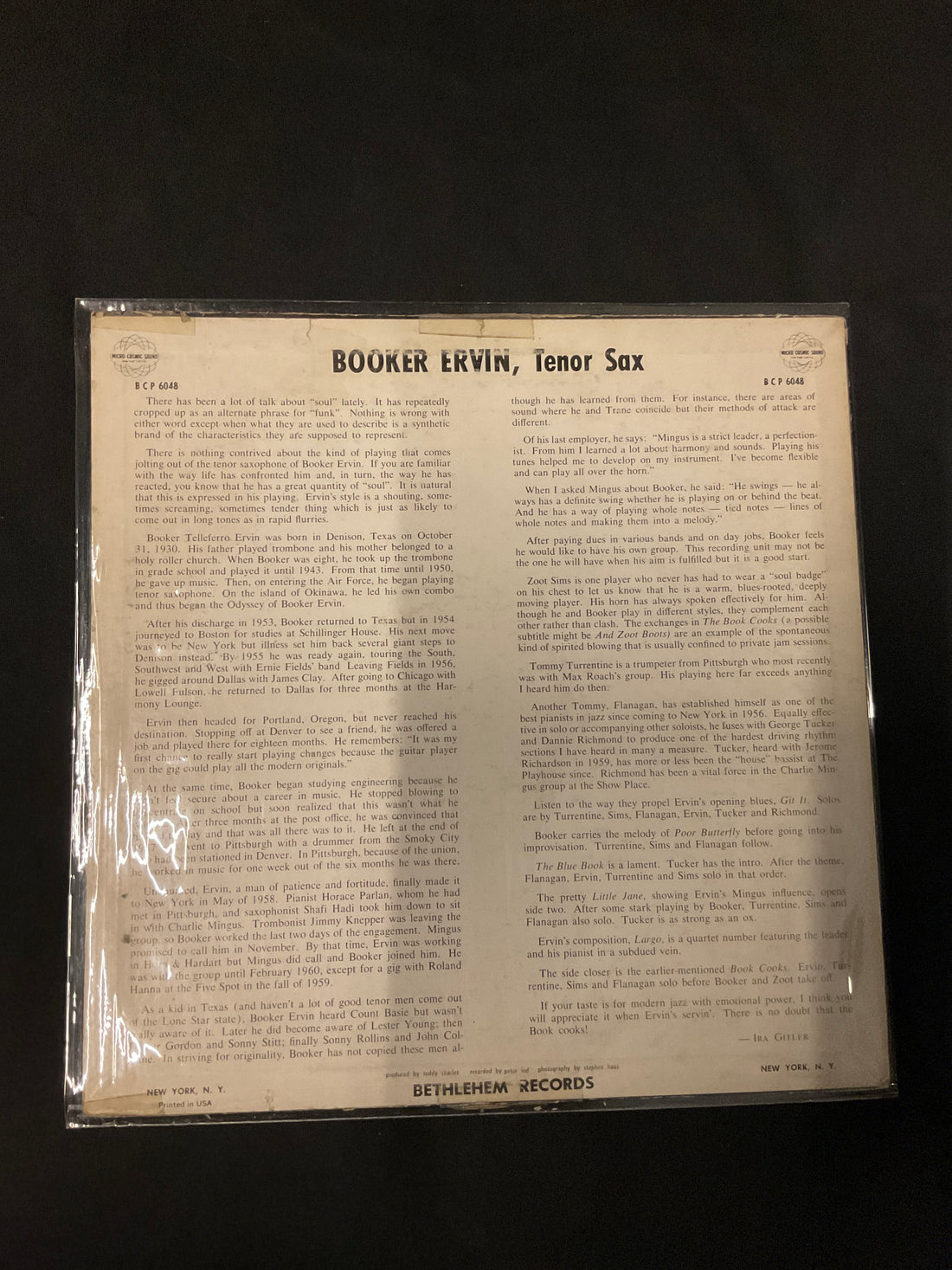 แผ่นเสียง Booker Ervin - The Book Cooks Vinyl VG+