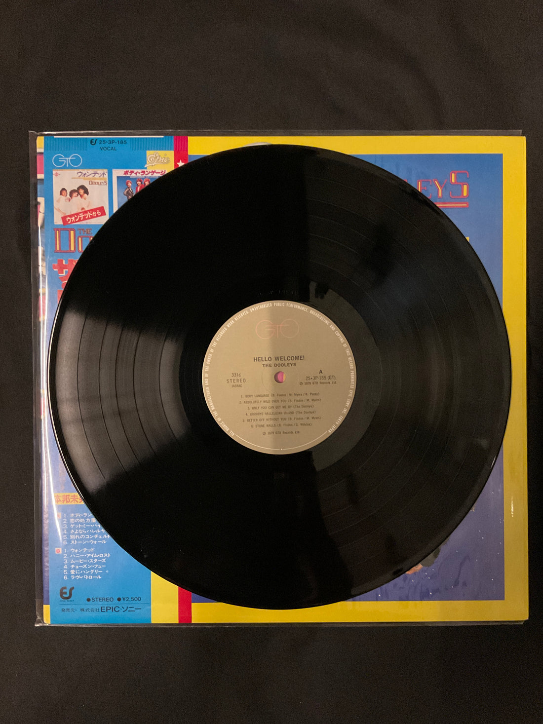 แผ่นเสียง The Dooleys - Hello Welcome! Vinyl VG+