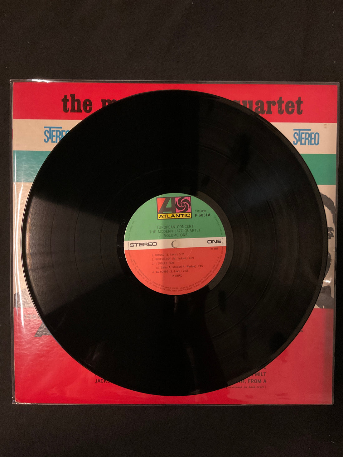 The Modern Jazz Quartet - European Concert : Volume One Vinyl VG+