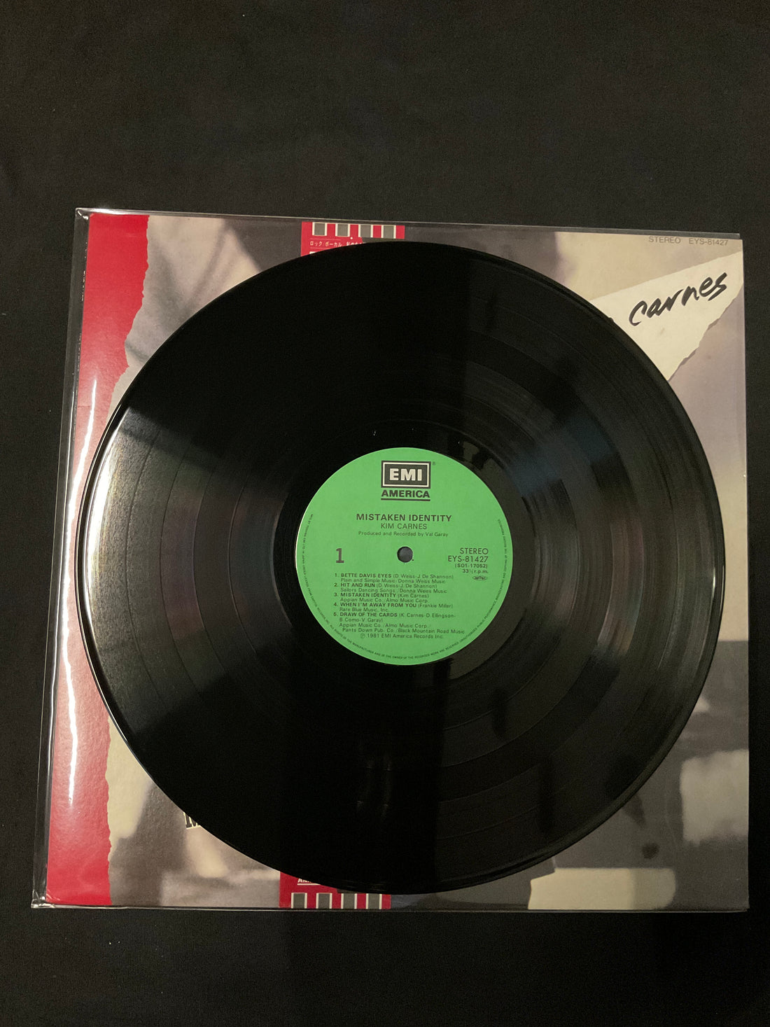 แผ่นเสียง Kim Carnes - Mistaken Identity Vinyl VG+