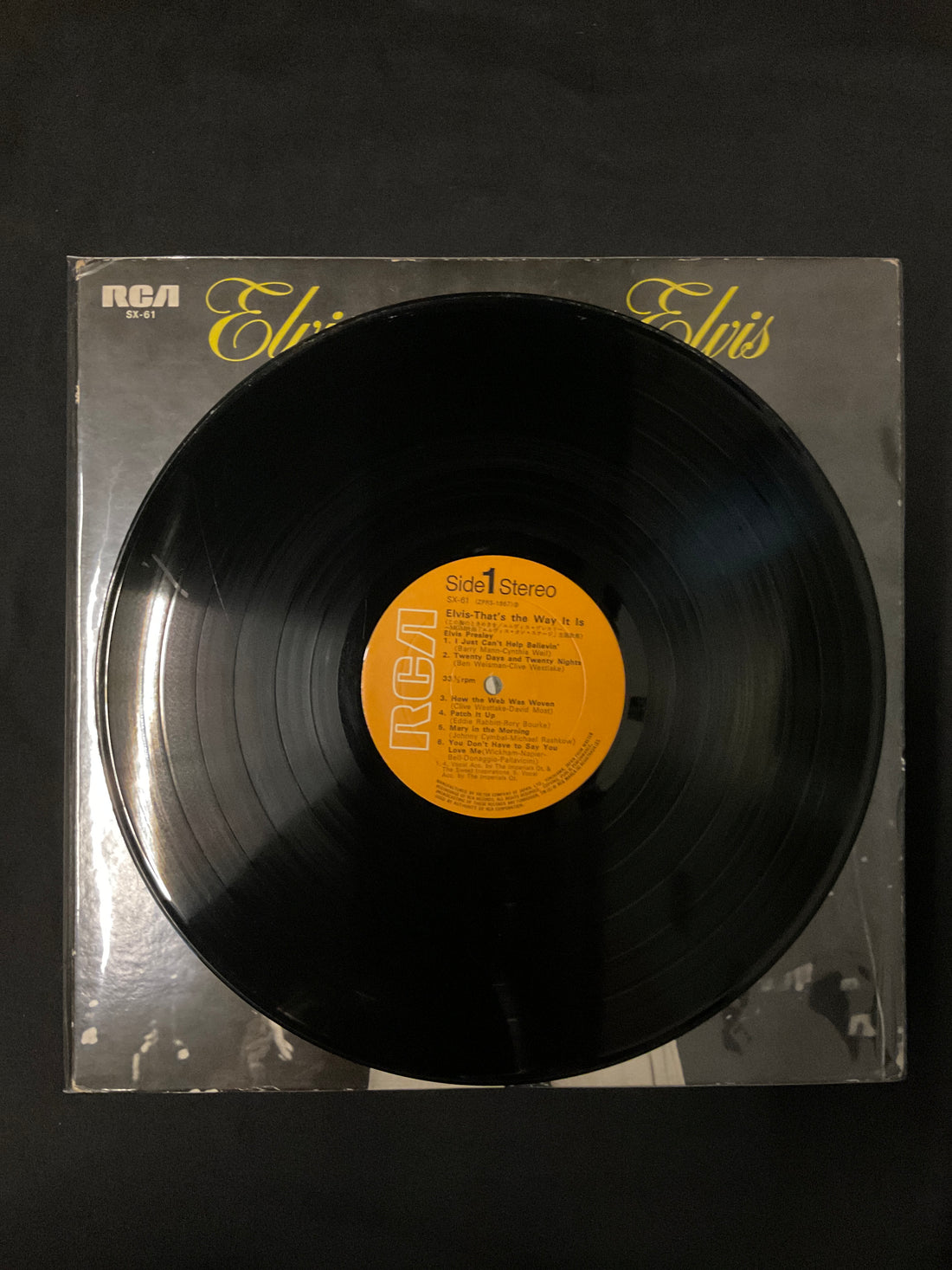 แผ่นเสียง Elvis Presley - That's The Way It Is Vinyl VG