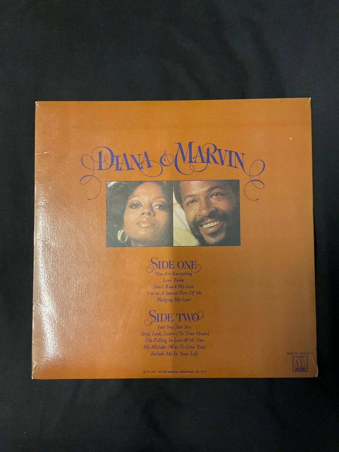 แผ่นเสียง Diana Ross & Marvin Gaye - Diana & Marvin Vinyl VG+