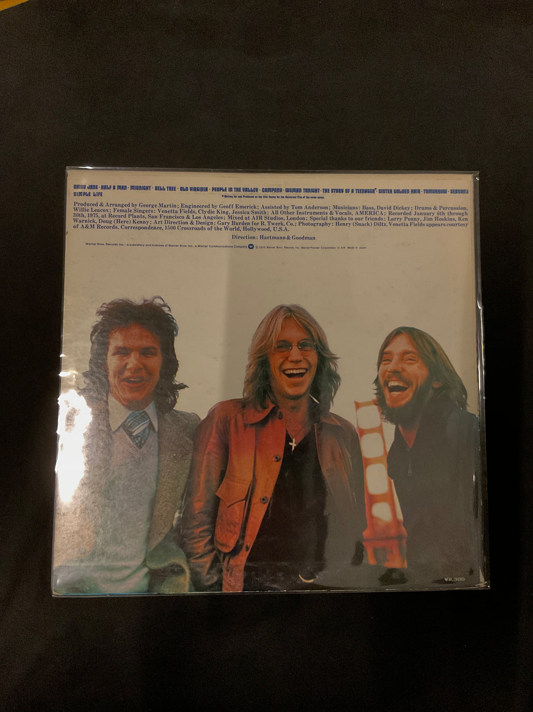 แผ่นเสียง America - Hearts Vinyl VG+