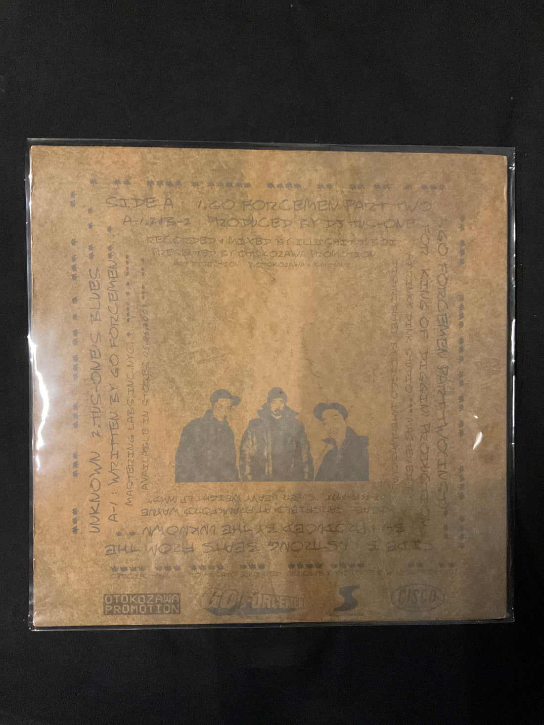 แผ่นเสียง Go Forcemen - Go Forcemen Part Two / Strong Beats From The Unknown / Tus-one's Blues Vinyl VG+