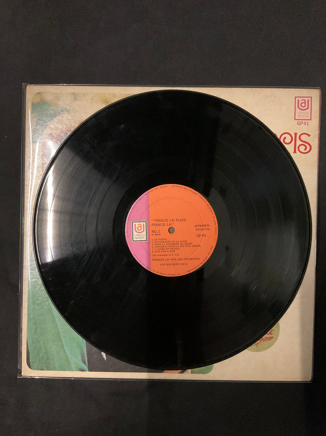 แผ่นเสียง Francis Lai - Francis Lai Plays Francis Lai Vinyl VG+