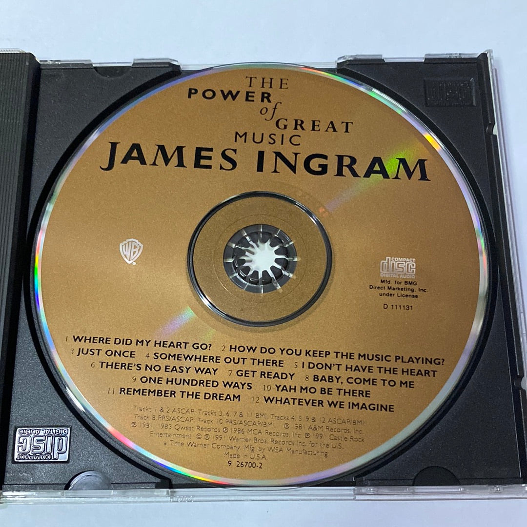 ซีดี James Ingram - The Best Of James Ingram / The Power Of Great Music CD VG+