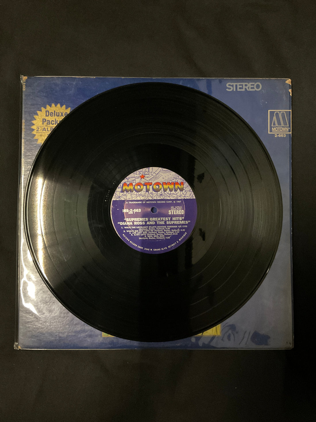 แผ่นเสียง The Supremes - Greatest Hits Vinyl VG+ 2LPs