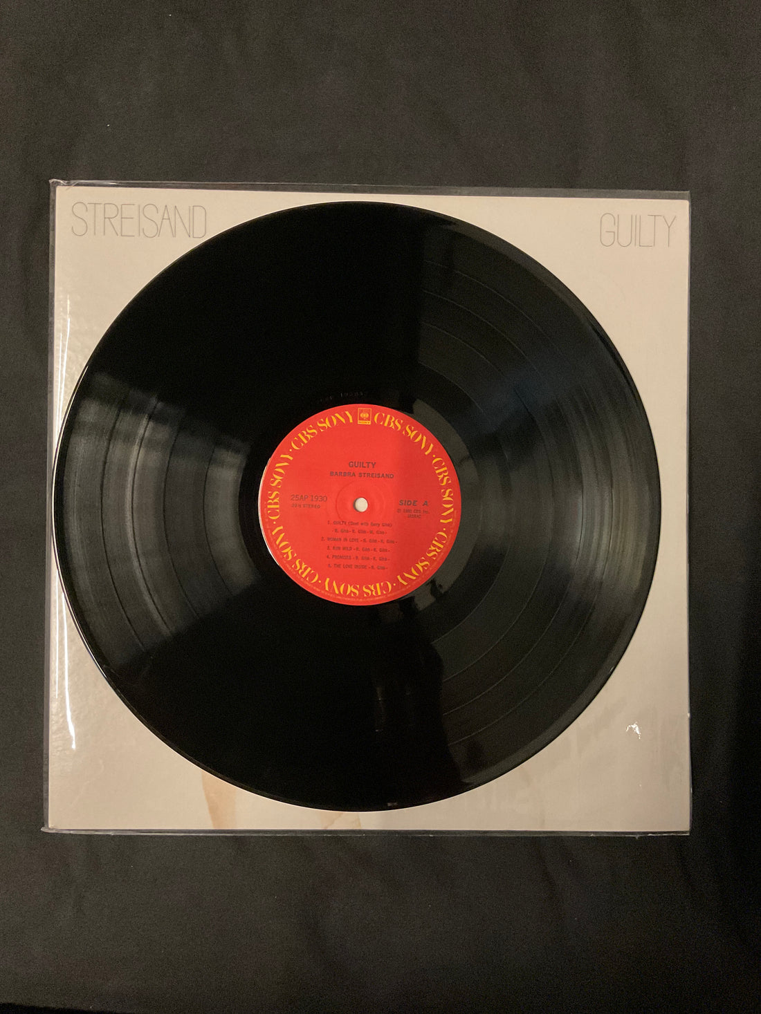 แผ่นเสียง Barbra Streisand - Guilty Vinyl VG+