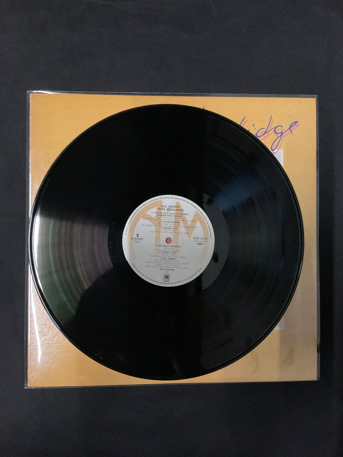 แผ่นเสียง Rita Coolidge - All About Rita Coolidge Vinyl VG+