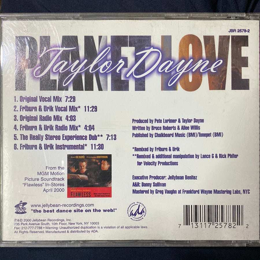 ซีดี Taylor Dayne - Planet Love CD G+