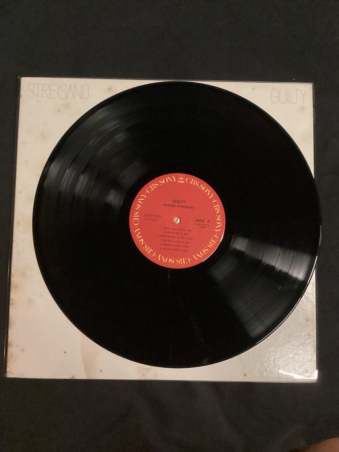 แผ่นเสียง Barbra Streisand - Guilty Vinyl VG+