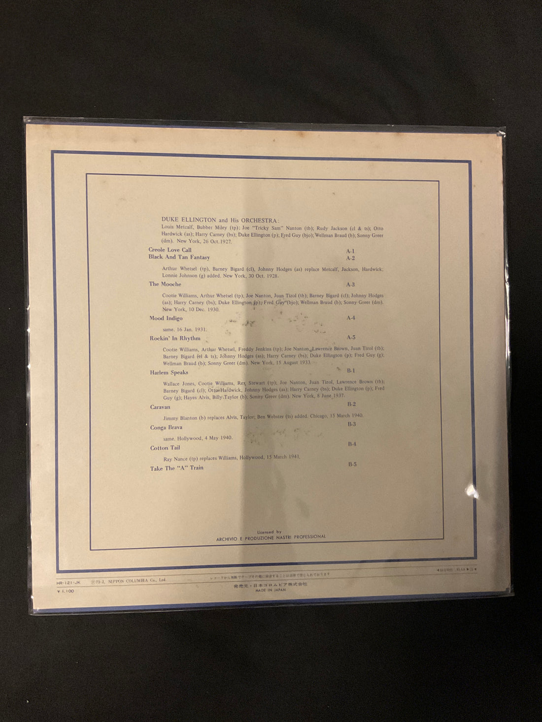 แผ่นเสียง Duke Ellington And His Orchestra - Duke Ellington Vinyl VG+