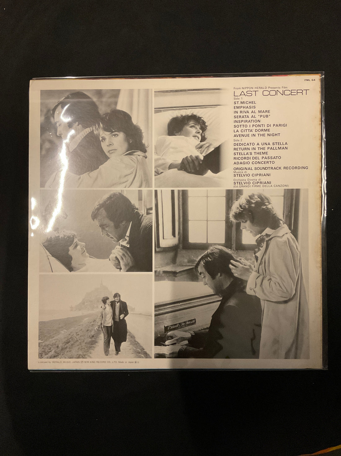 แผ่นเสียง Stelvio Cipriani - ラスト・コンサート = Last Concert = Dedicato A Una Stella Vinyl VG+