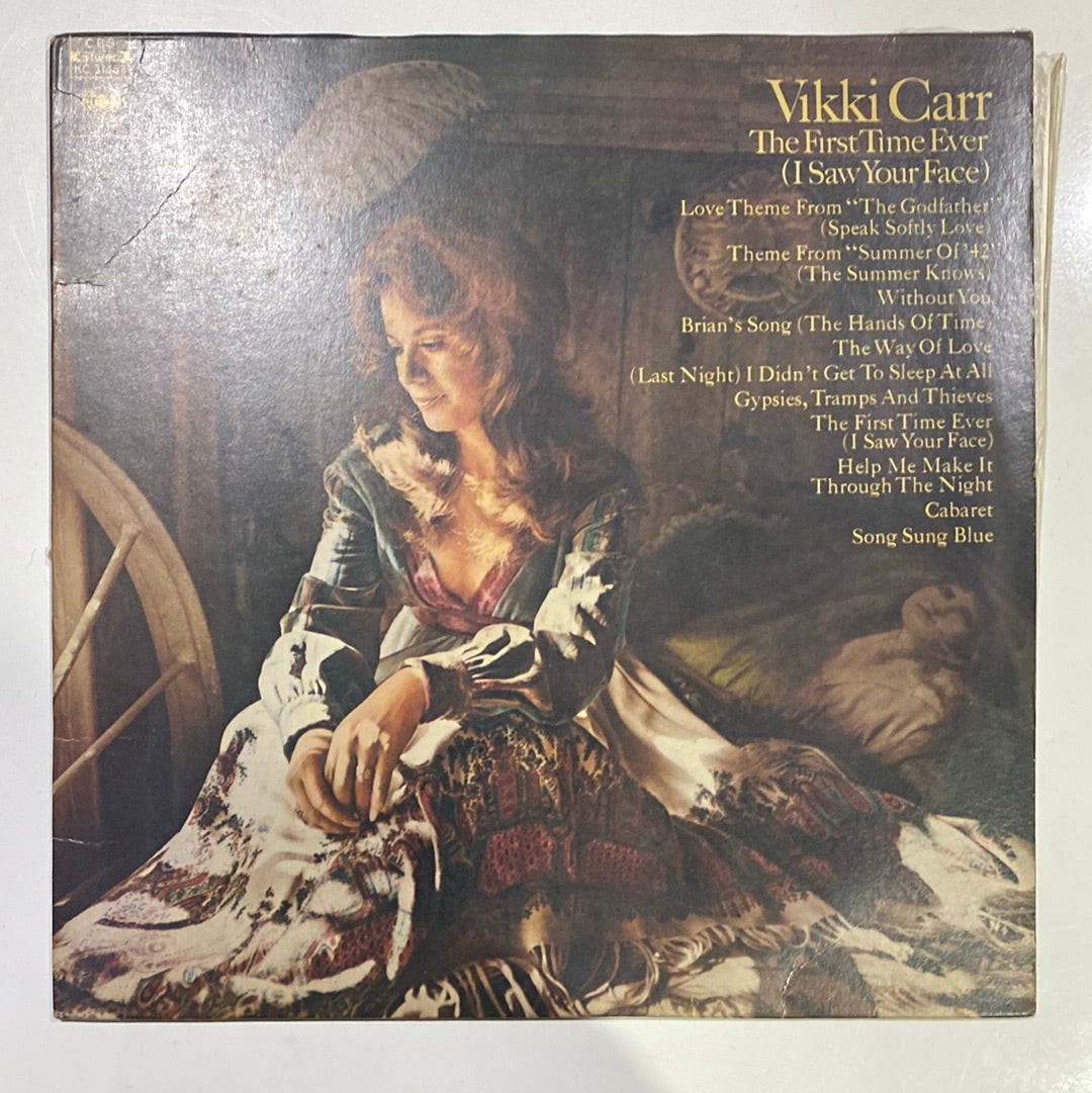 Vikki Carr - The First Time Ever (I Saw Your Face) (Vinyl) (VG)
