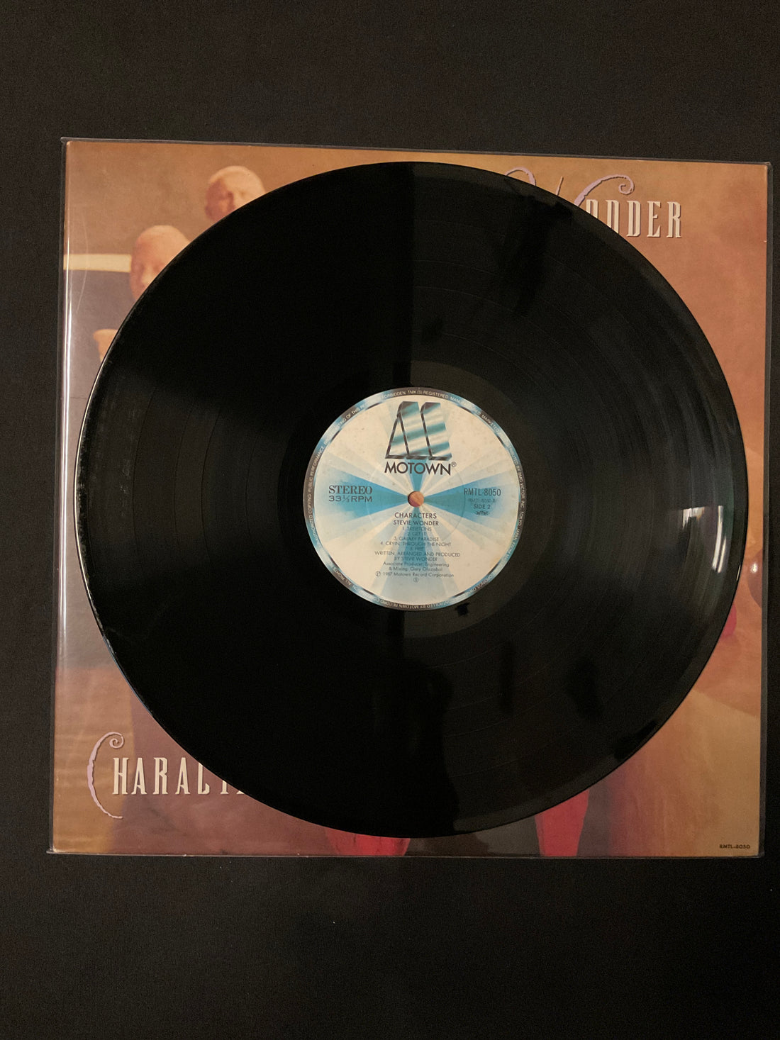 แผ่นเสียง Stevie Wonder = Stevie Wonder - Characters = キヤラクターズ Vinyl VG+