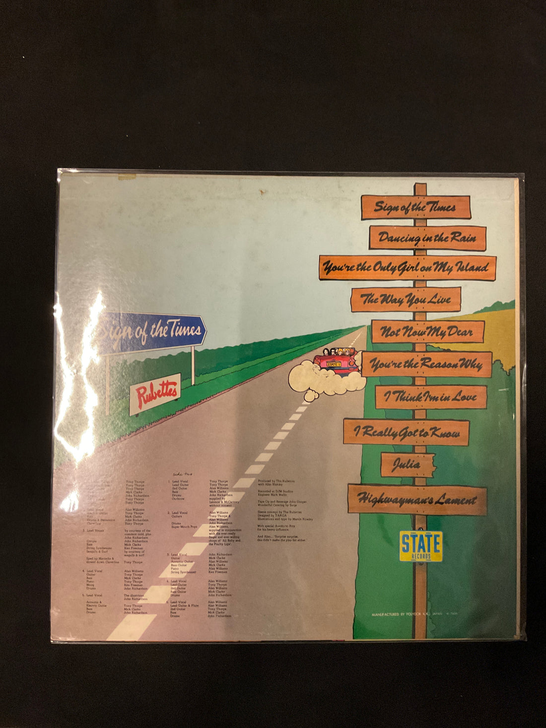 แผ่นเสียง The Rubettes - Sign Of The Times Vinyl VG+