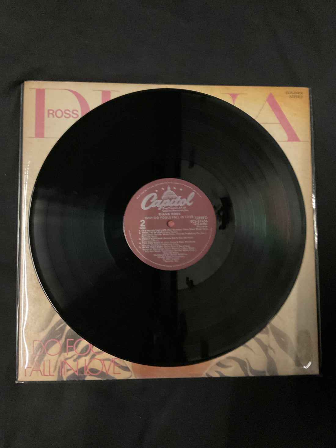 แผ่นเสียง Diana Ross - Why Do Fools Fall In Love = ファースト・レディ Vinyl VG+