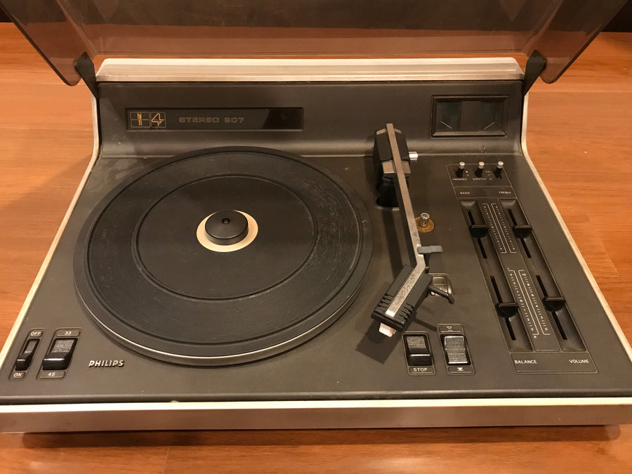 Philips Stereo 907 Manual Belt-drive Turntable