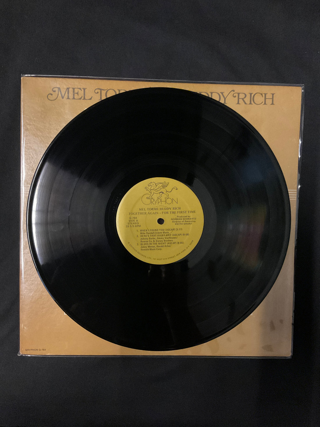 แผ่นเสียง Mel Tormé & Buddy Rich - Together Again-For The First Time Vinyl VG+