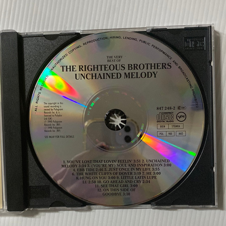 Buy The Righteous Brothers : Unchained Melody - The Very Best Of (CD)  Online for a great price – Restory Music