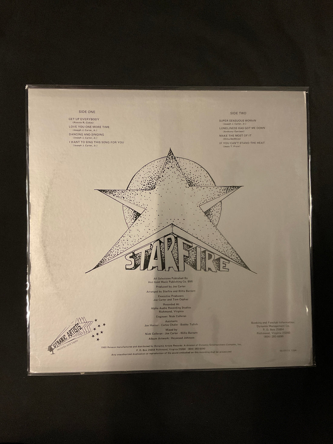 แผ่นเสียง Starfire - Starfire Vinyl VG+