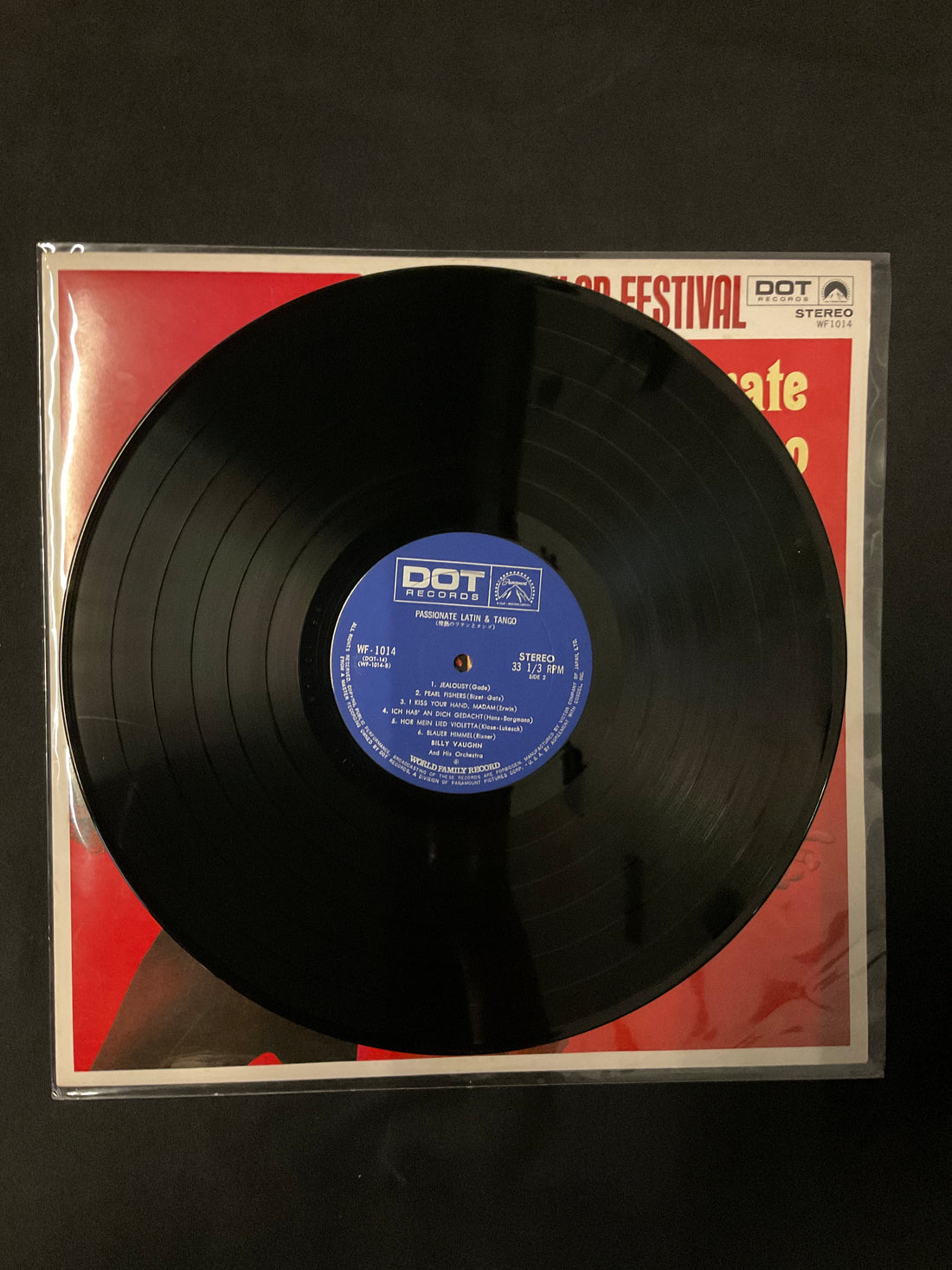 Billy Vaughn - Passionate Latin & Tango = 情熱のラテンとタンゴ Vinyl VG+