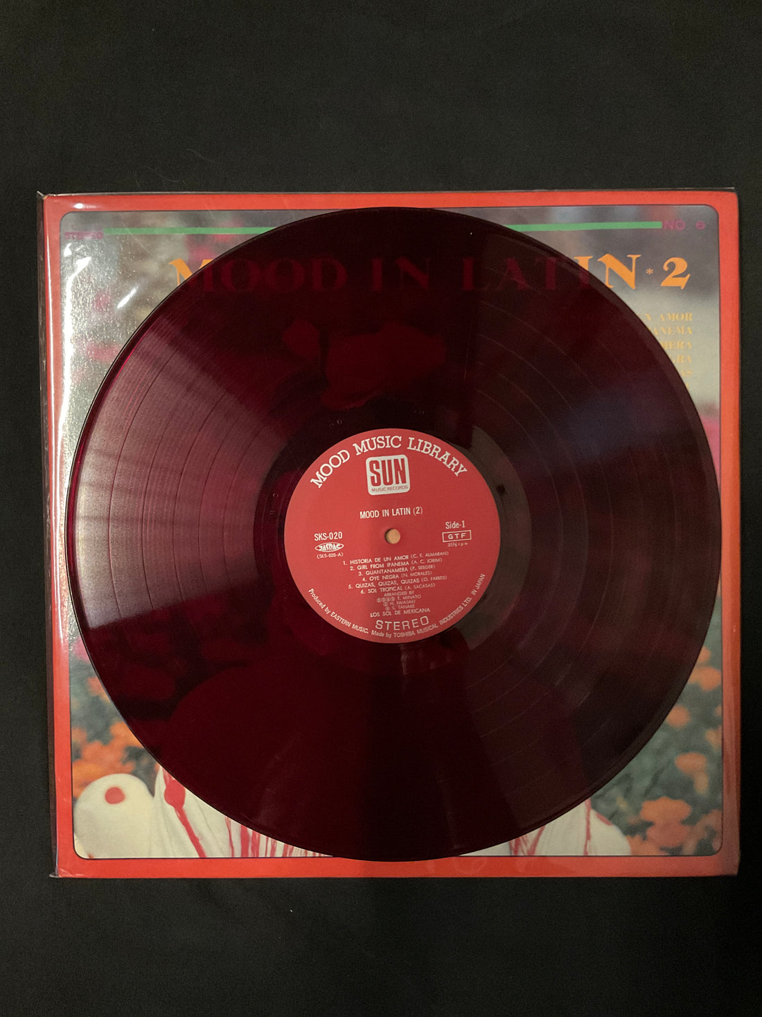 Los Sol De Mexicana - Mood In Latin *2 Vinyl VG+ แผ่นสี