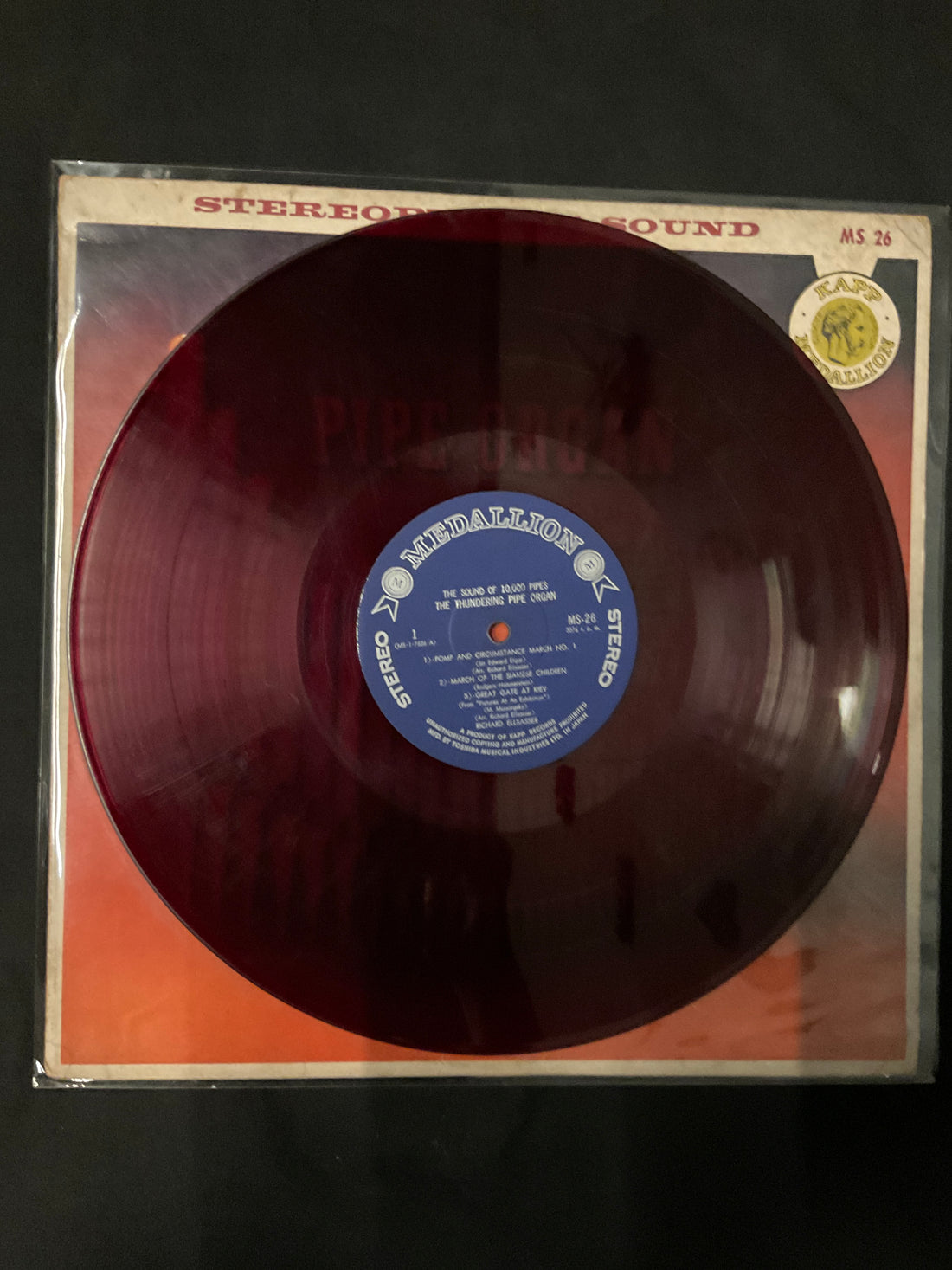 Richard Ellsasser - The Thundering Pipe Organ Vinyl VG+