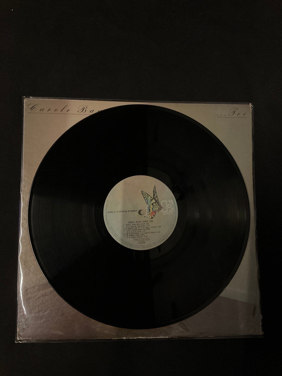แผ่นเสียง Carole Bayer Sager - ...Too Vinyl VG+