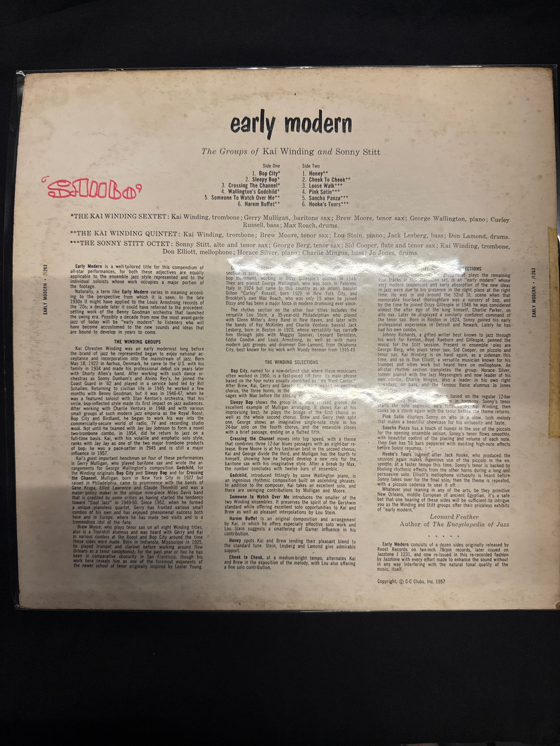 แผ่นเสียง Kai Winding, Sonny Stitt - Early Modern Vinyl VG+