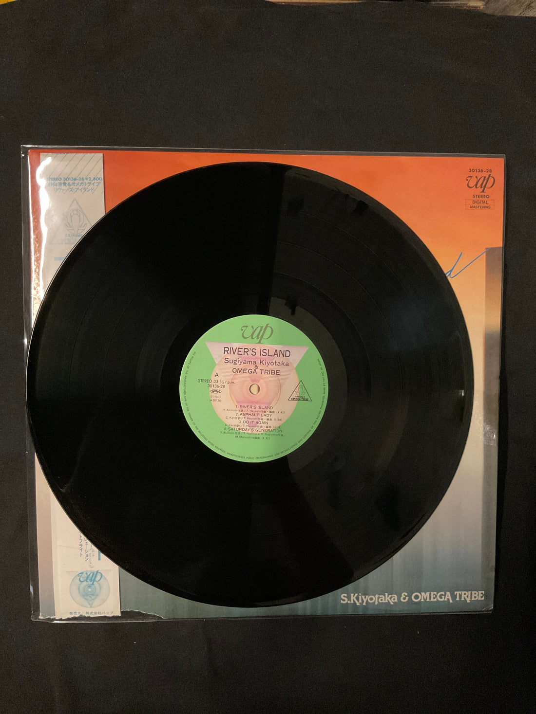 S. Kiyotaka & Omega Tribe - River's Island = リヴァーズ・アイランド Vinyl VG+