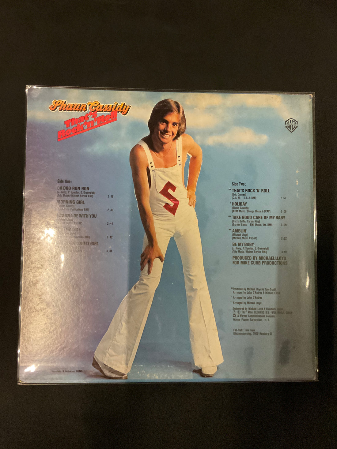 แผ่นเสียง Shaun Cassidy - That's Rock 'N' Roll Vinyl VG+