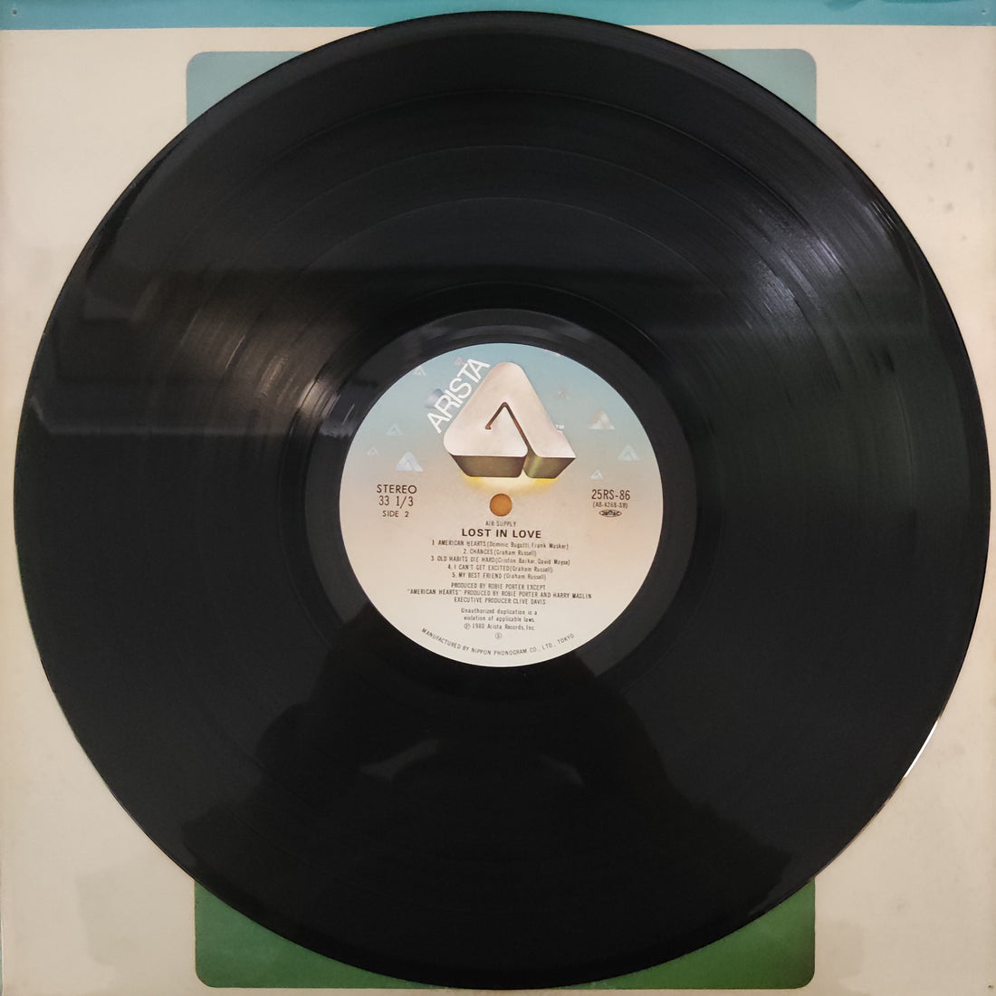แผ่นเสียง Air Supply = Air Supply - Lost In Love = ロスト・イン・ラヴ Vinyl VG+