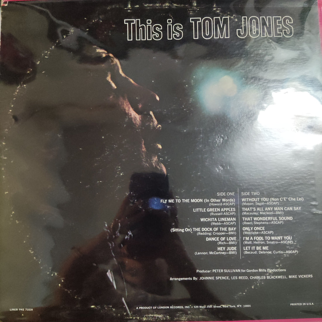 แผ่นเสียง Tom Jones - This is Tom Jones Vinyl VG+