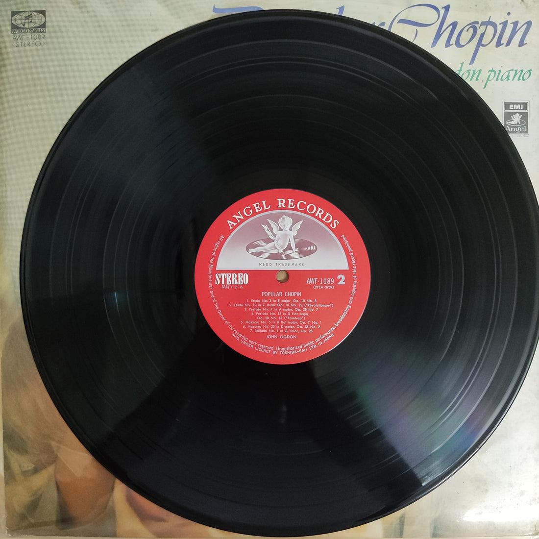 แผ่นเสียง John Ogdon - Popular Chopin Vinyl VG+
