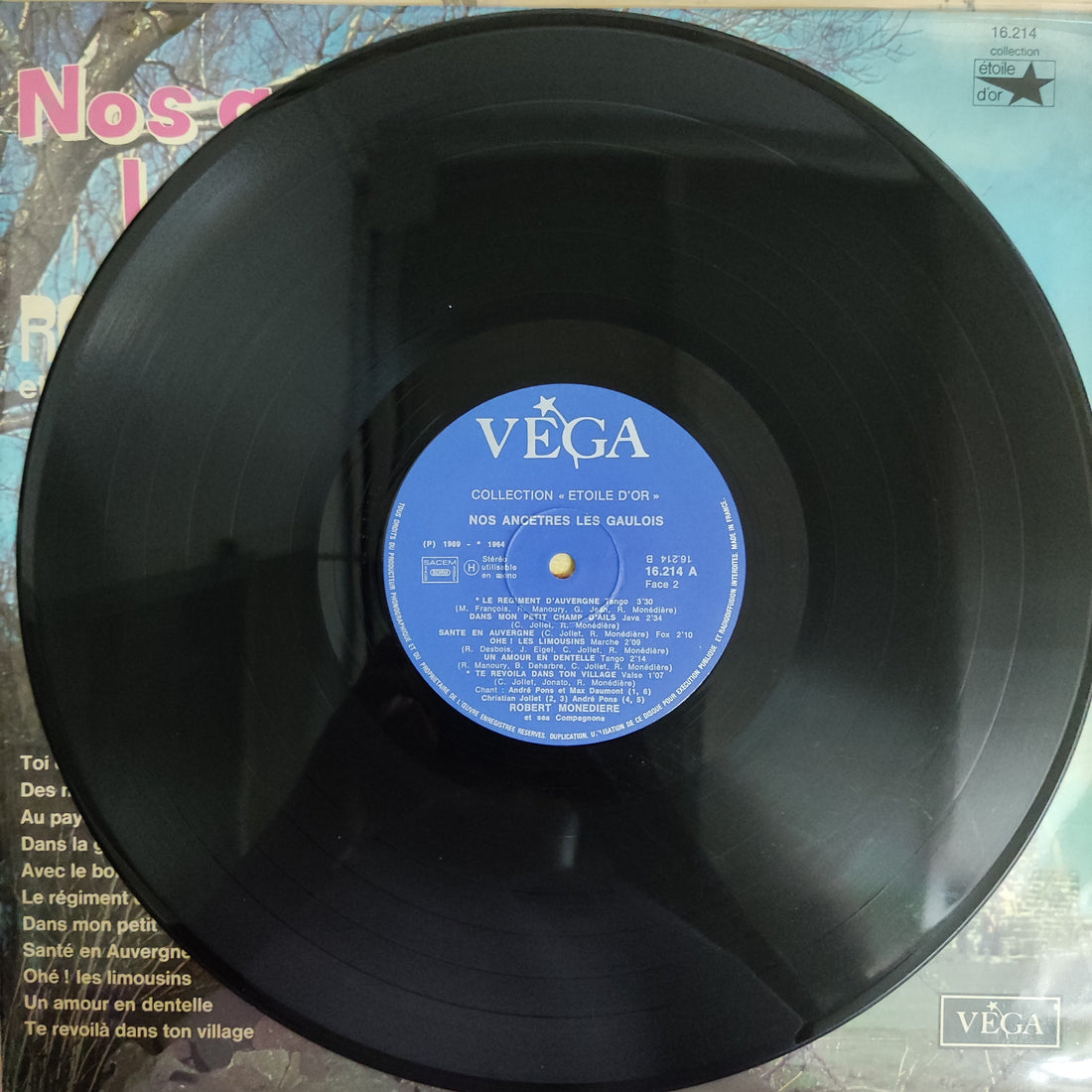 แผ่นเสียง Robert Monedière - Nos Ancêtres Les Gaulois Robert Monedière Et Ses Compagnons Vinyl VG