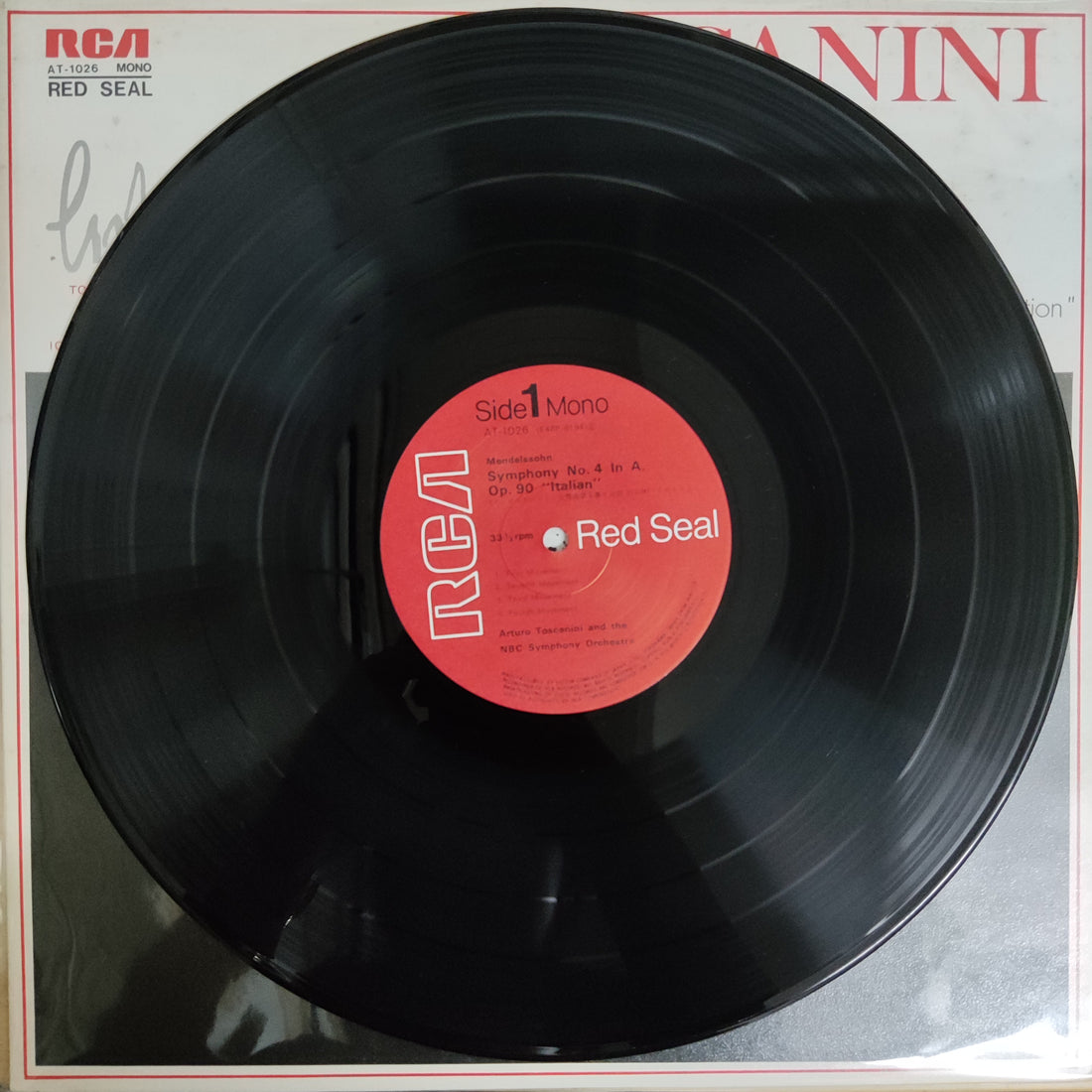 แผ่นเสียง Toscanini - Mendelssohn Symphony No.4 In A Op. 90Italian Symphony No.5 In D Minor Op.107 Reformation Arturo Toscanini And The NBC Symphony Orchestra Vinyl VG+