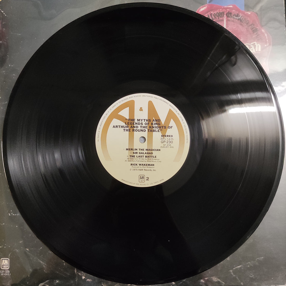 แผ่นเสียง Rick Wakeman - The Myths And Legends Of King Arthur And The Knights Of The Round Table Vinyl VG+