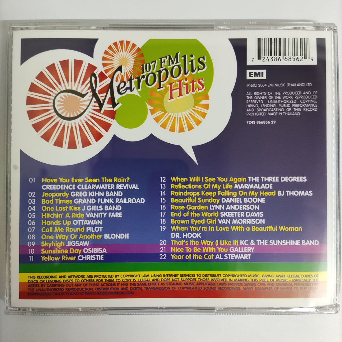 ซีดี Various - 107 FM Metropolis Hits CD NM