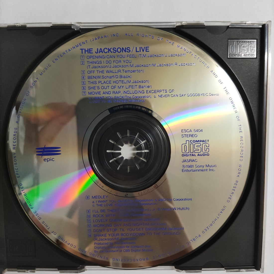 ซีดี The Jacksons - Live CD VG+