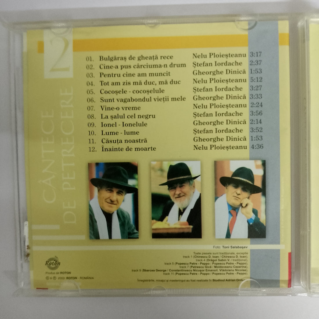 ซีดี Ștefan Iordache, Nelu Ploieșteanu, Gheorghe Dinică - Cântece De Petrecere 2 CD VG+
