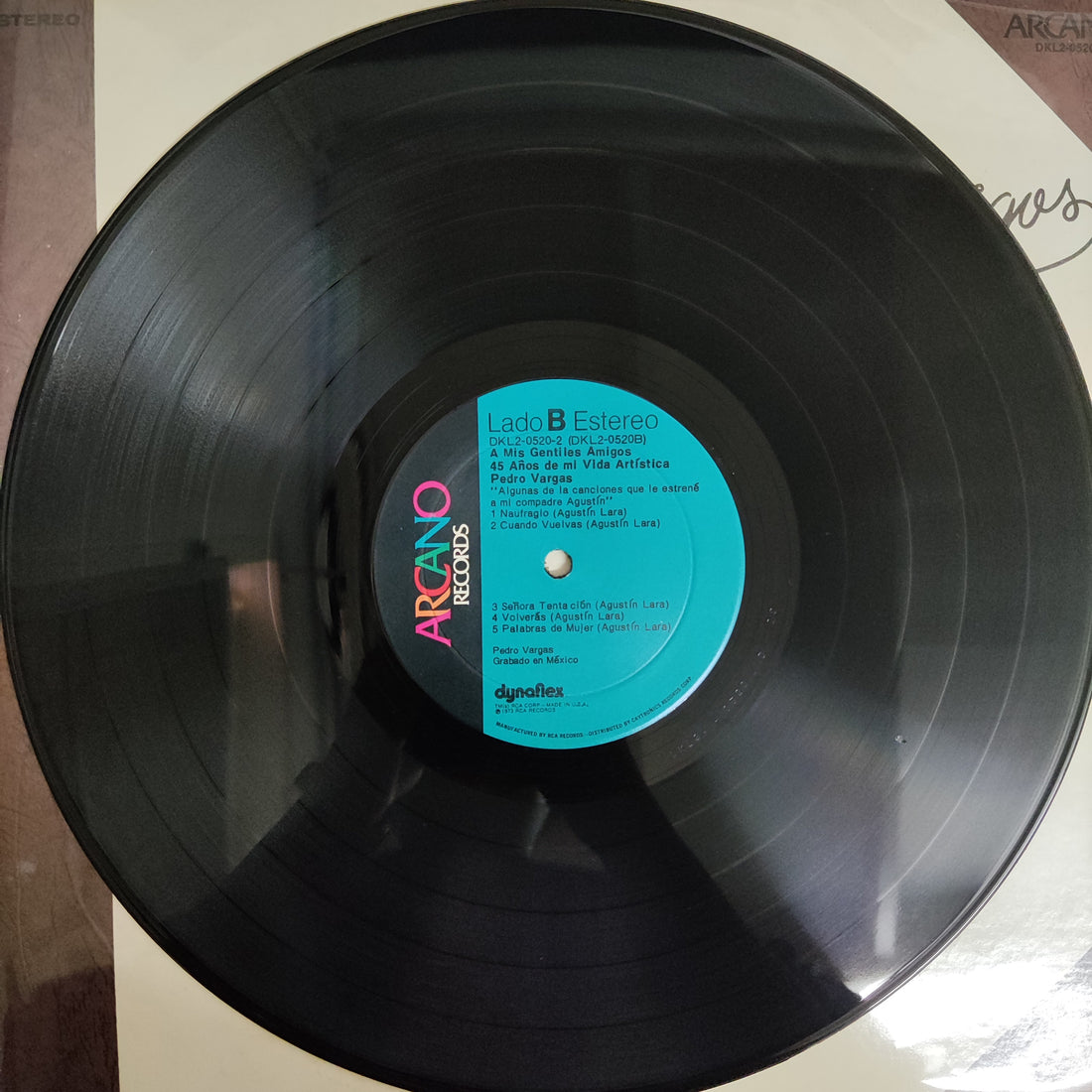 แผ่นเสียง Pedro Vargas – A Mis Gentiles Amigos Vinyl VG+