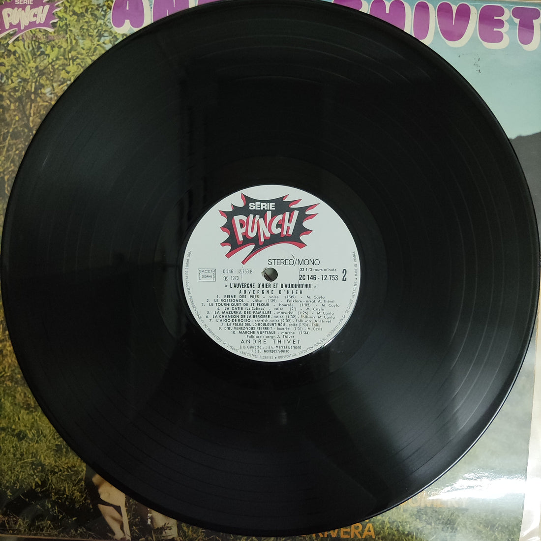 แผ่นเสียง Andre Thivet - L Auvergne D'Hier Et D'Aujourd'Hul Vinyl VG