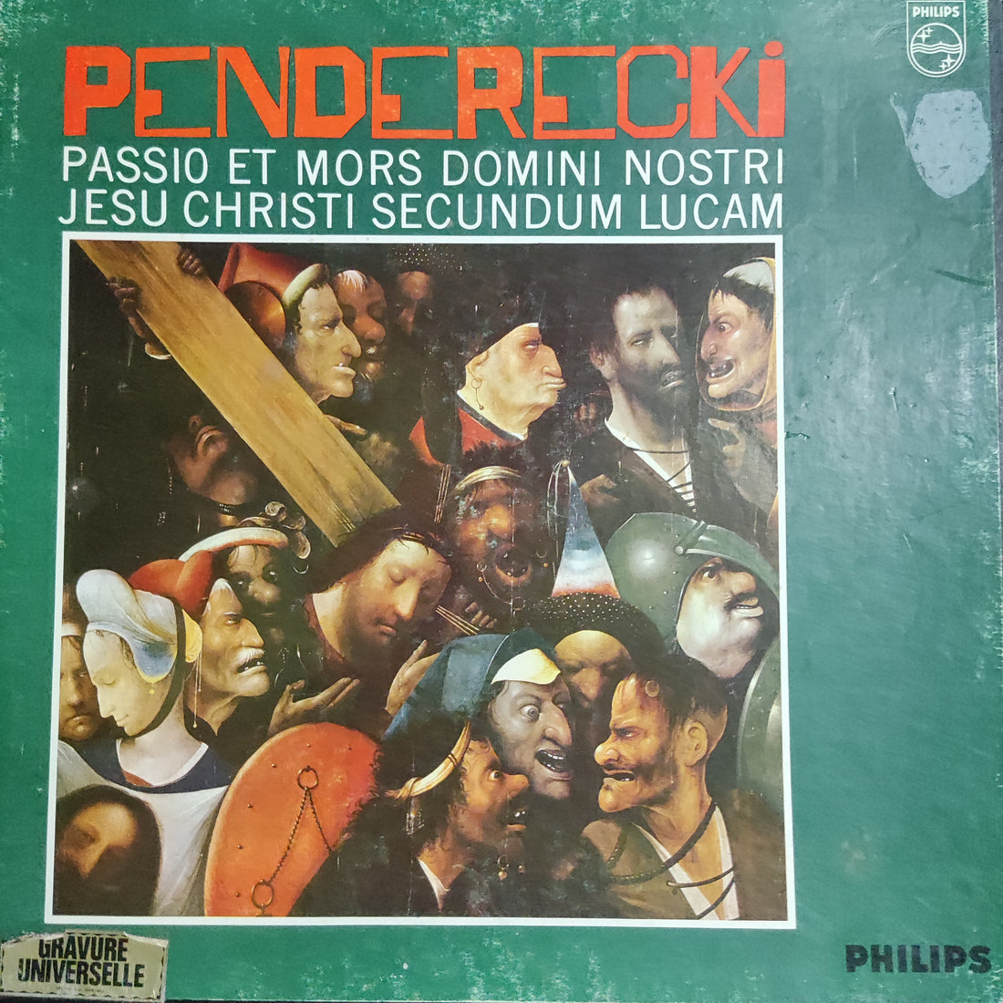 แผ่นเสียง Penderecki - Passio Et Mors Domini Nostri Jesu Christi Secundum Lucam Vinyl VG+ 2LPs