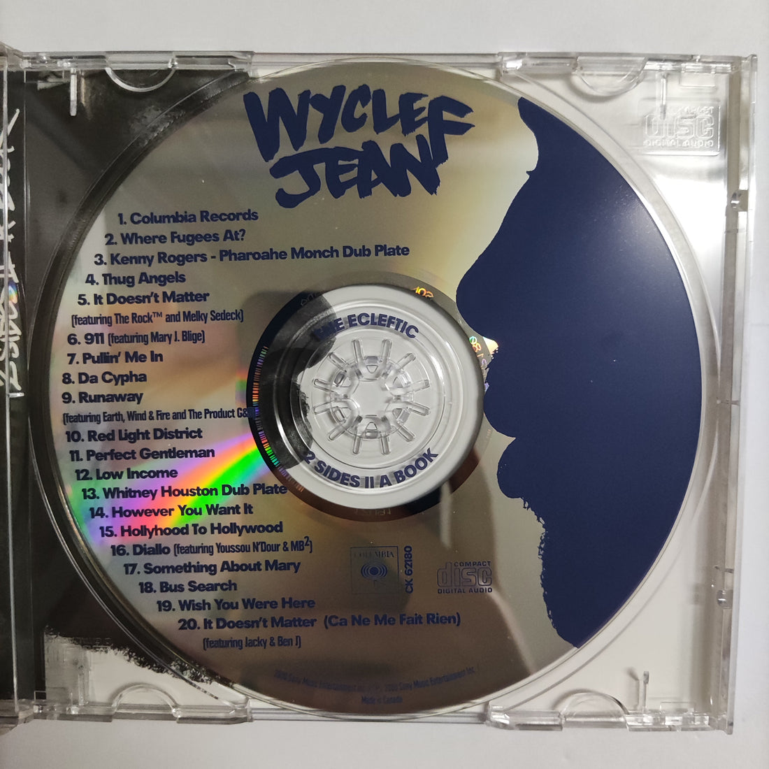 ซีดี Wyclef Jean - The Ecleftic 2 Sides II A Book CD NM or M-