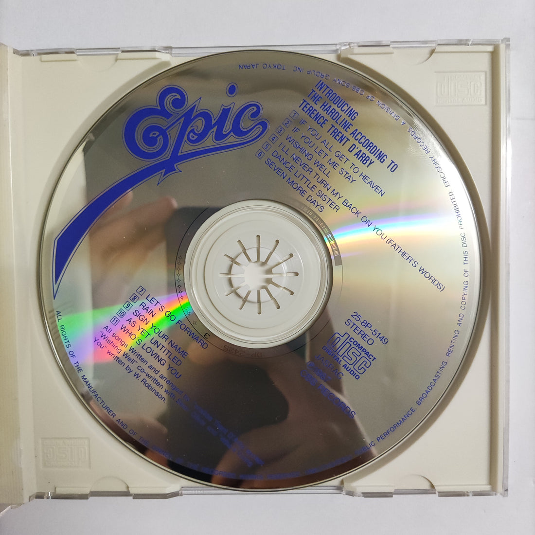 ซีดี Terence Trent D'Arby - Introducing The Hardline According To Terence Trent D'Arby CD VG+